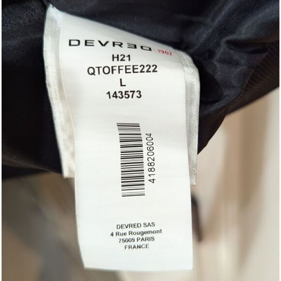 Devred 1902 Men's L Classic Bomber Jacket in Brown & Navy - Picture 7 of 8